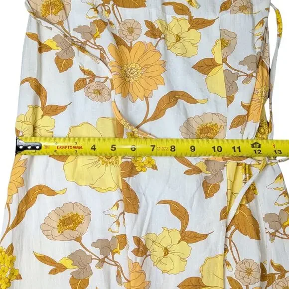 Forever 21 Yellow Floral Sundress | Women's S - Picture 5 of 7